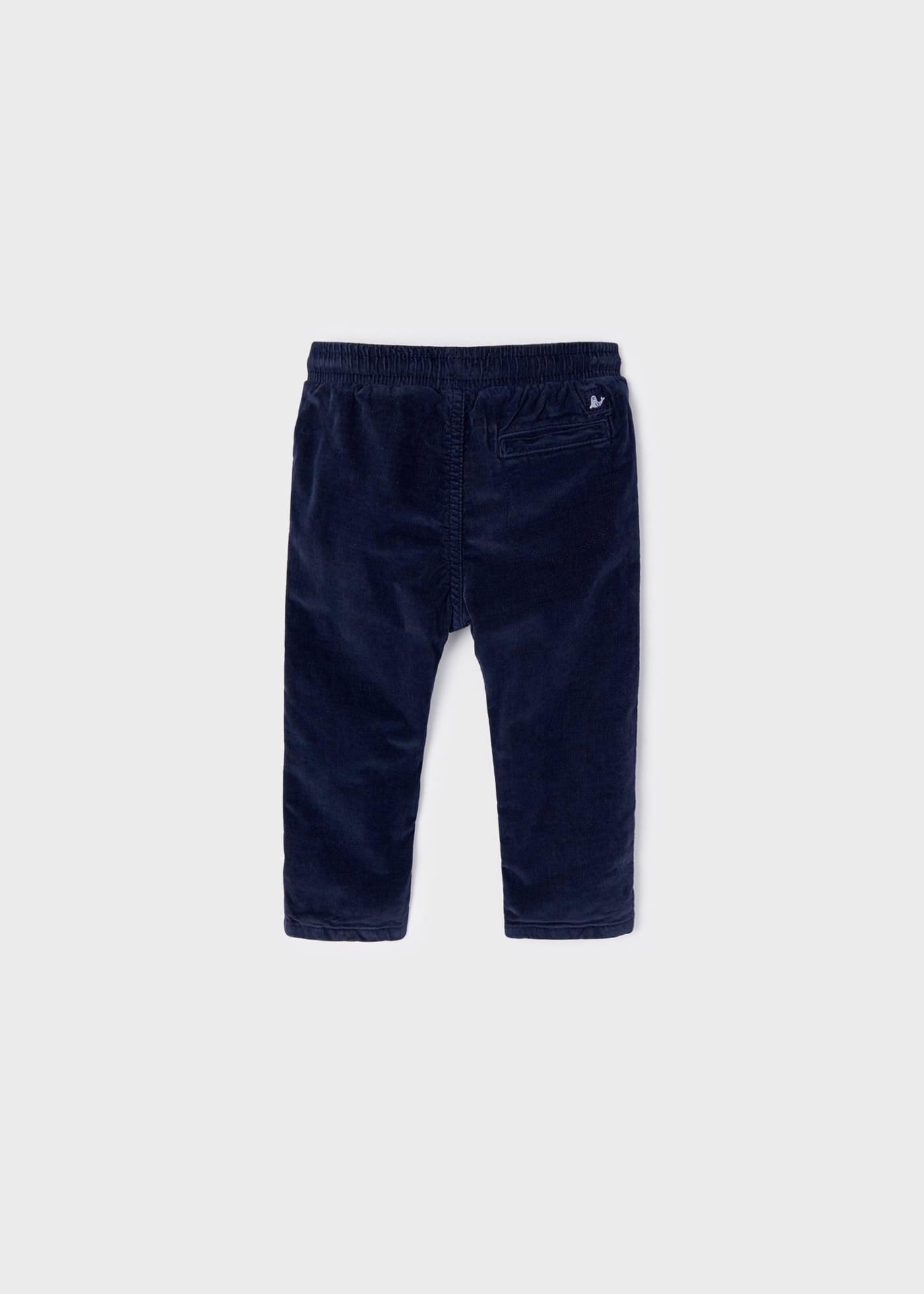 Pantalón azul marino de micropana forrado jogger fit ECOFRIENDS bebé niño