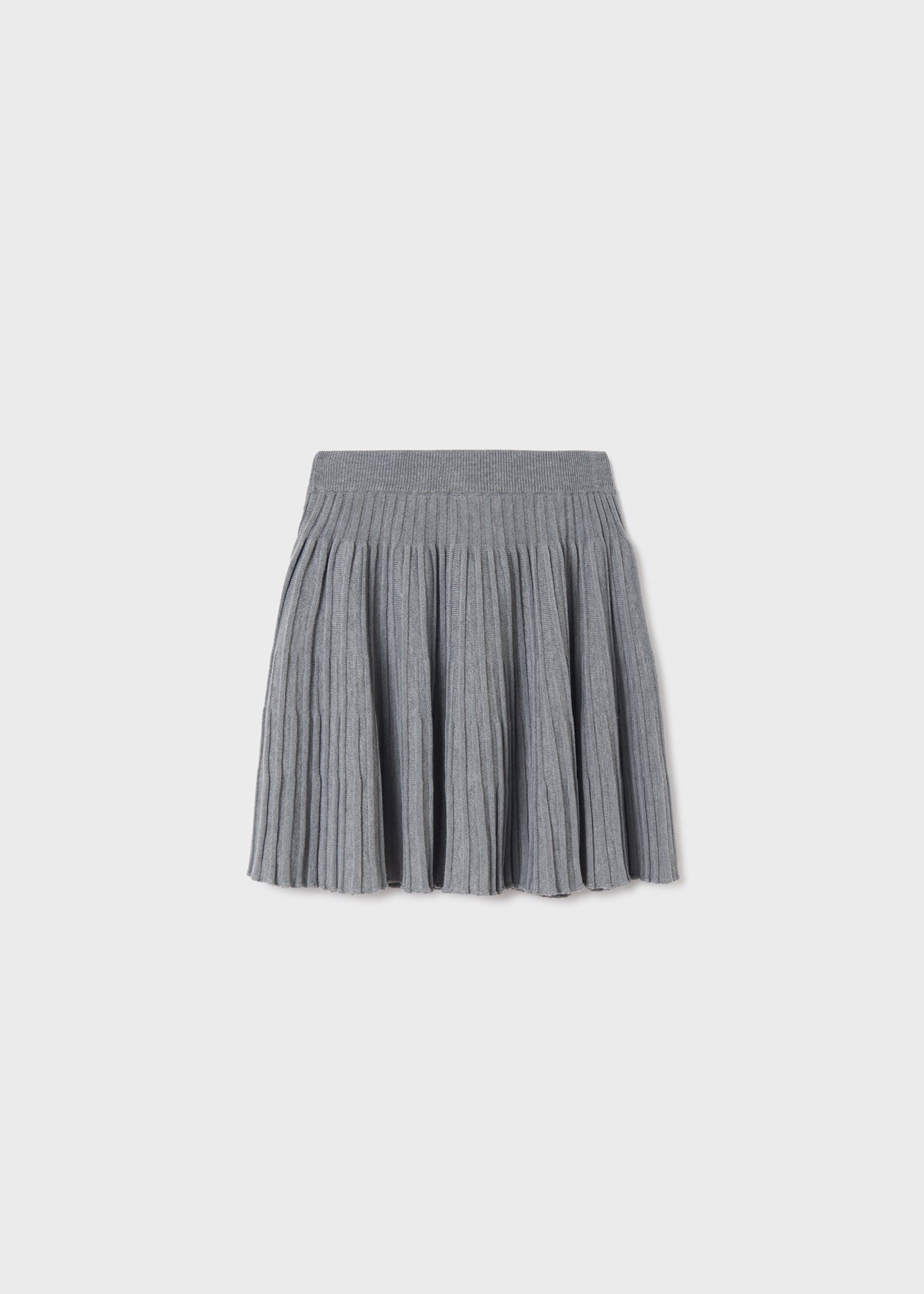 Falda gris tricot niña jr