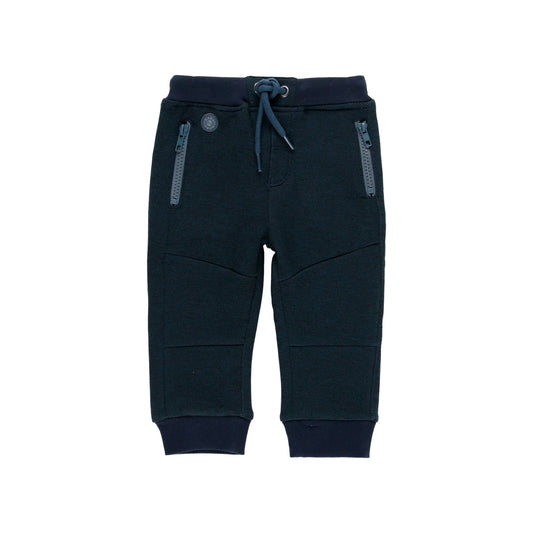 Pants tipo jogger azul marino mini niño