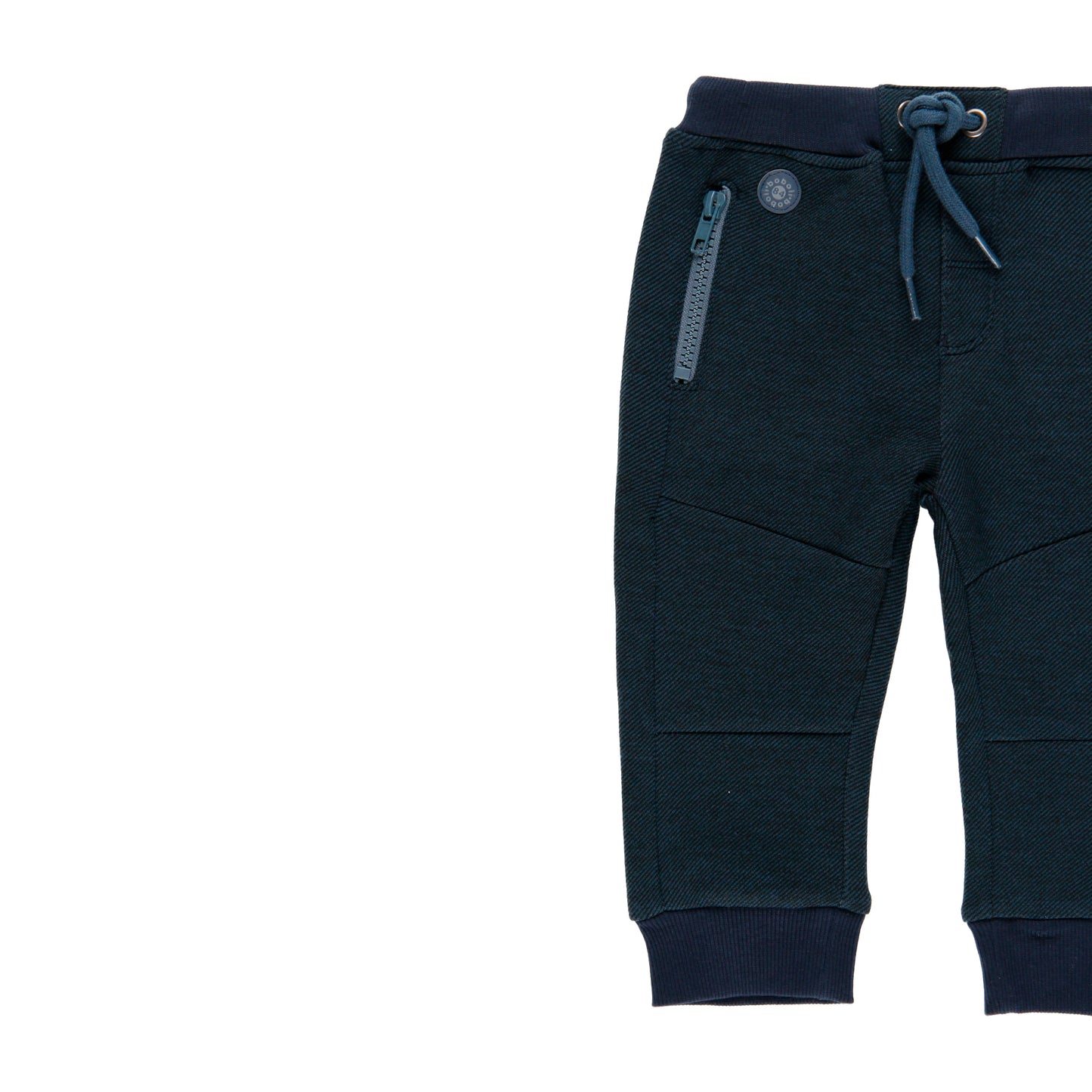 Pants tipo jogger azul marino mini niño