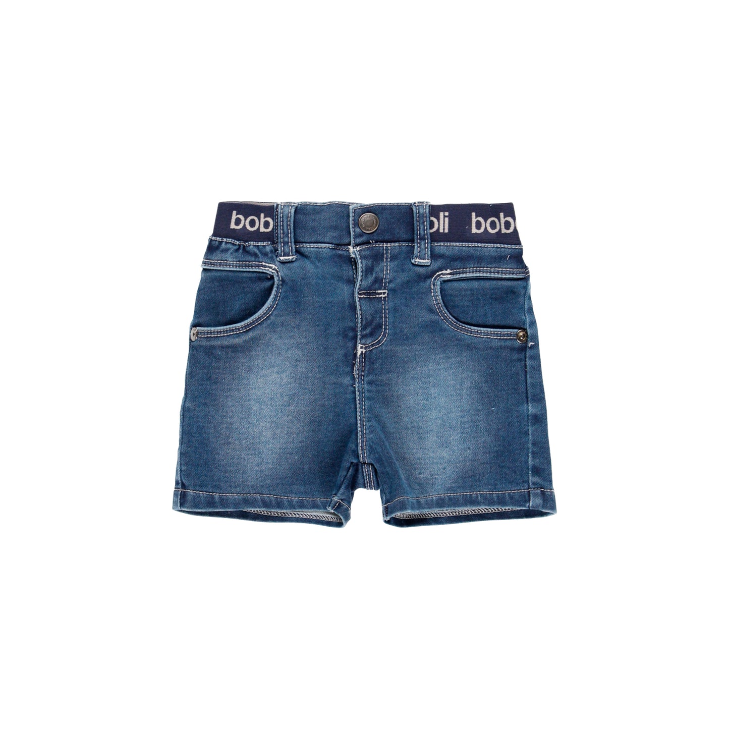 Bermudas denim stretch mini niño