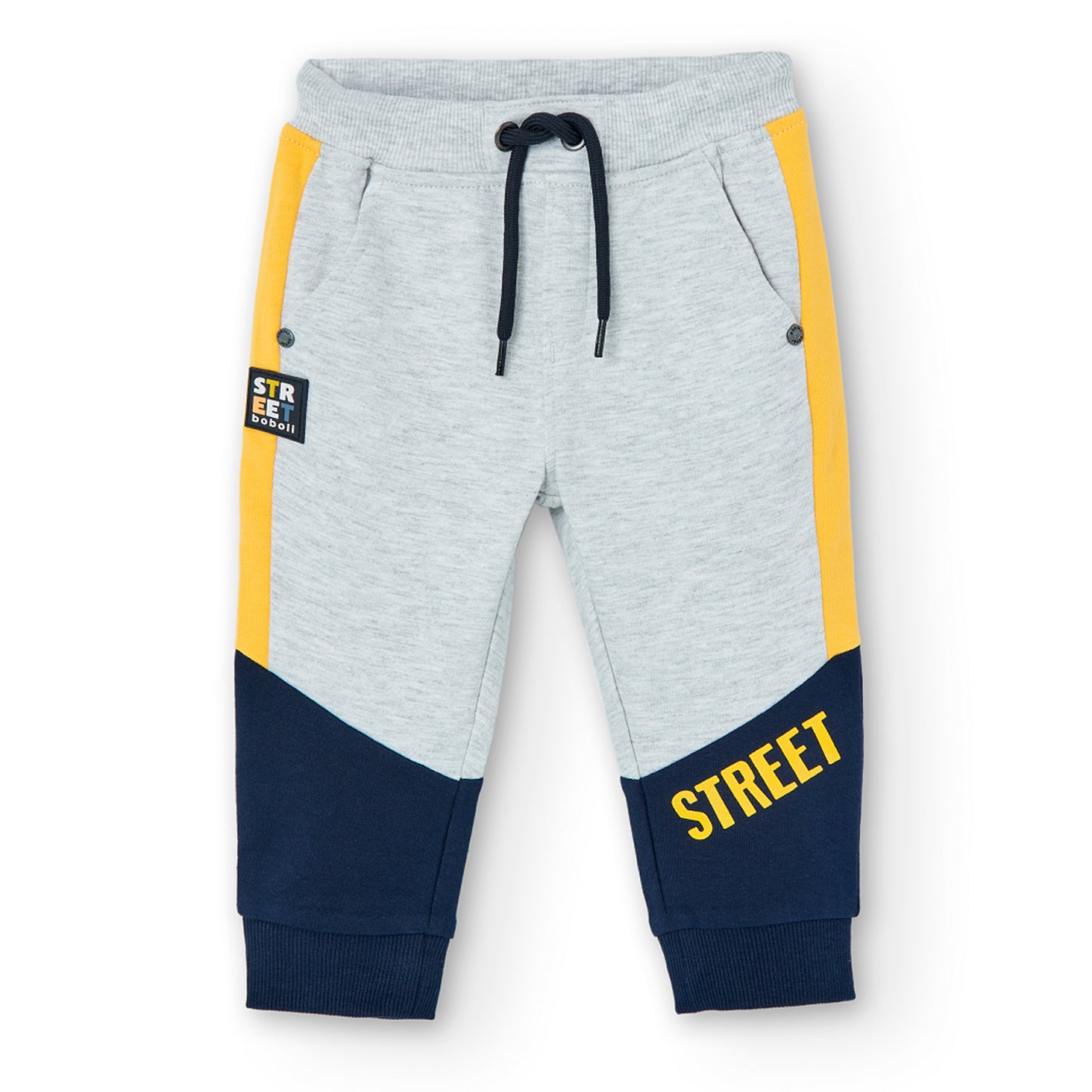 Pants felpa gris Street mini niño