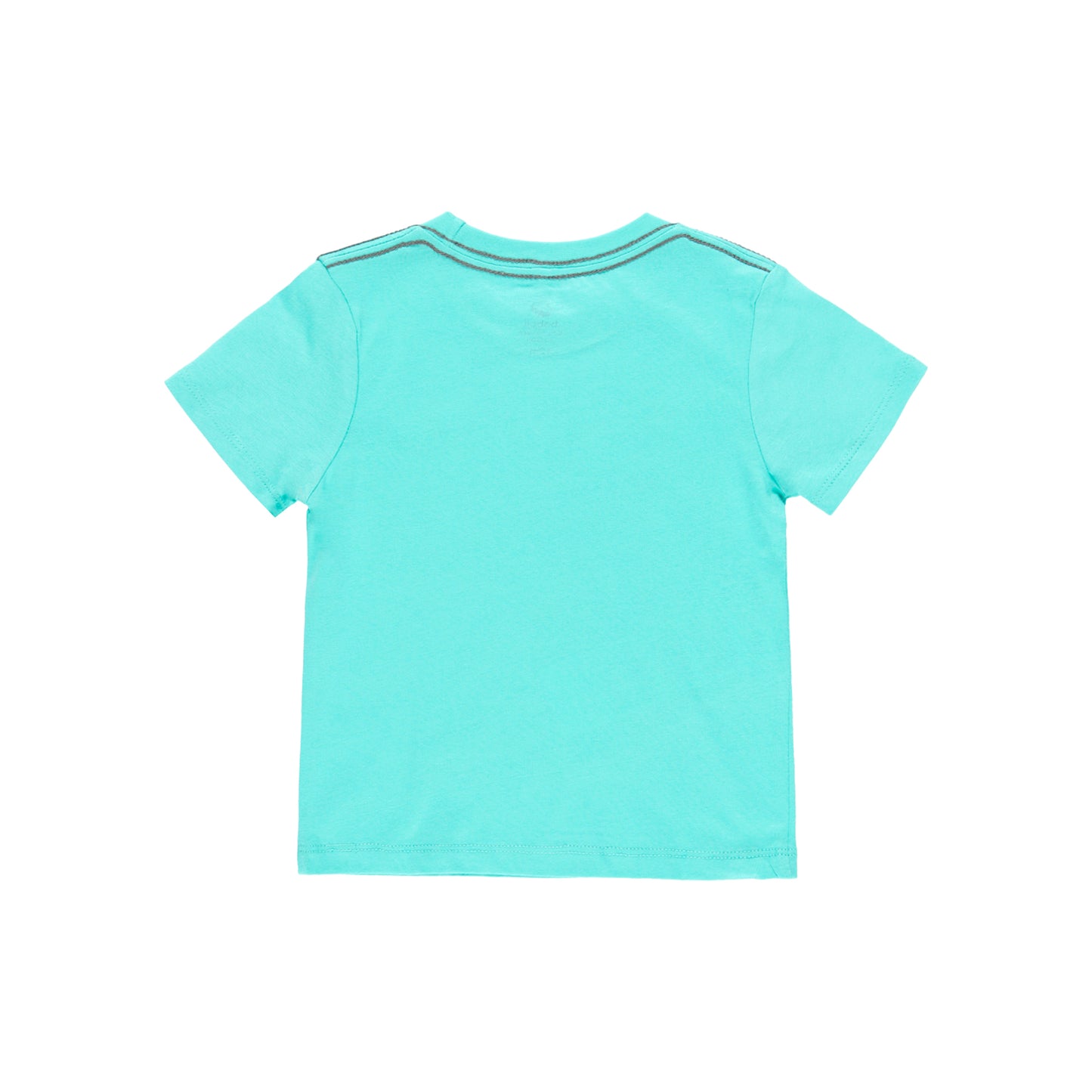 Playera manga corta azul laguna mini niño