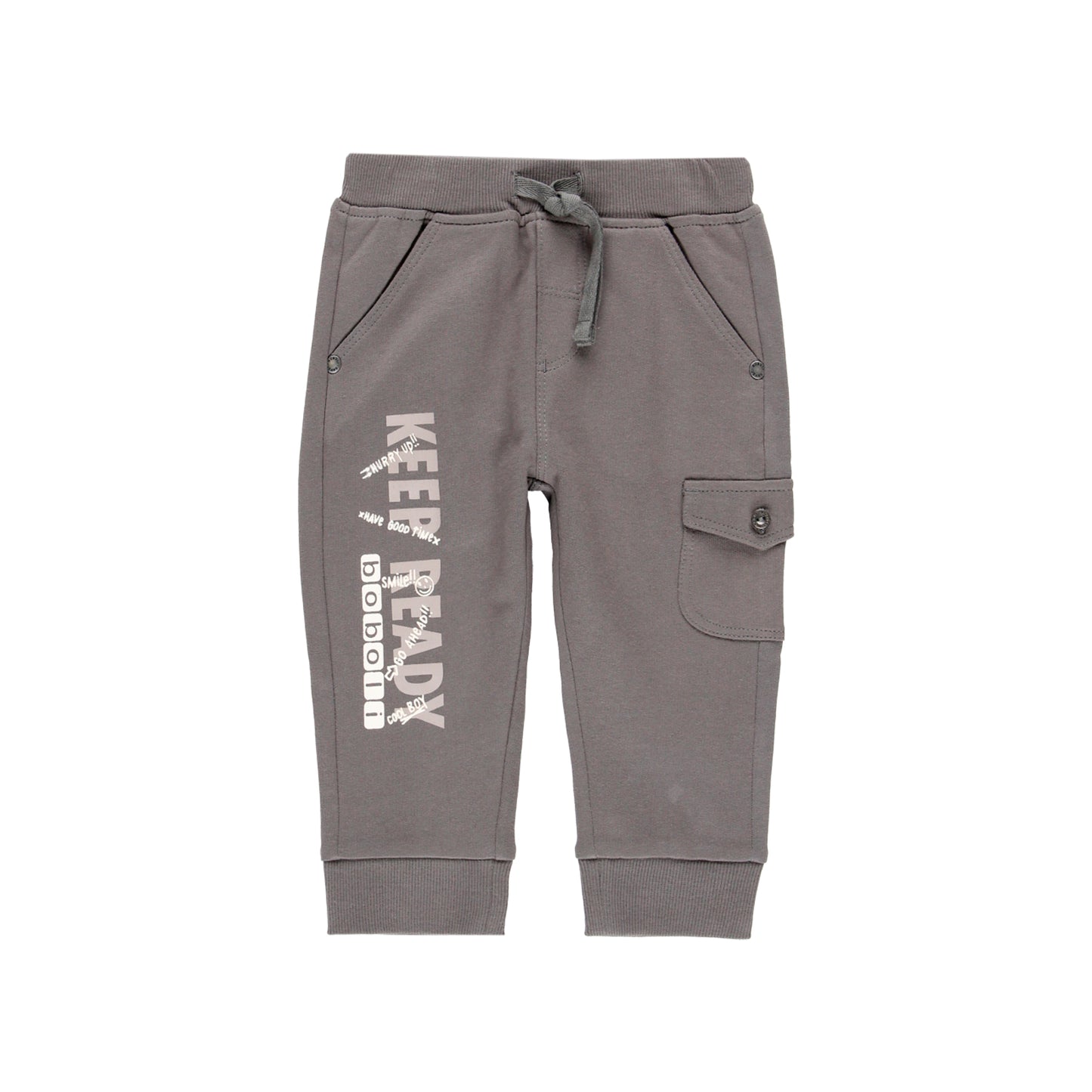 Pants felpa gris mini niño