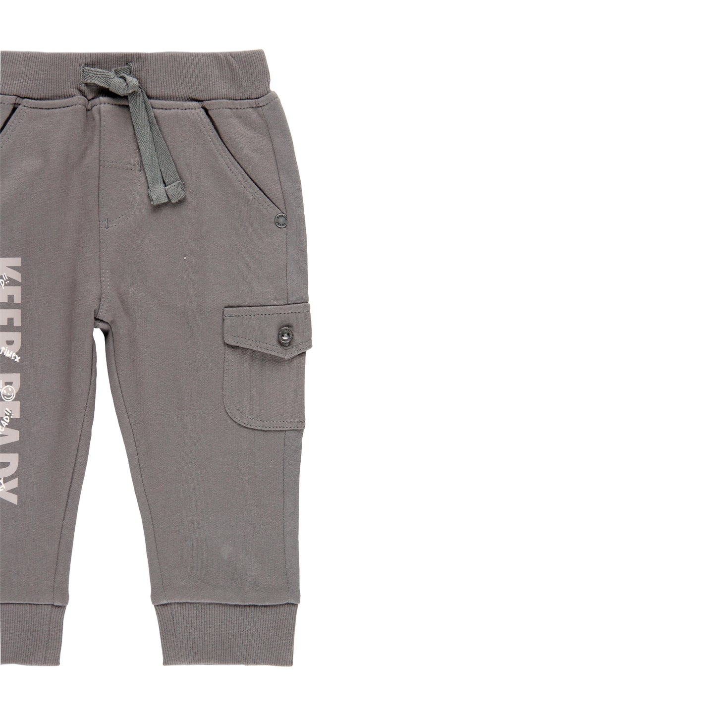 Pants felpa gris mini niño