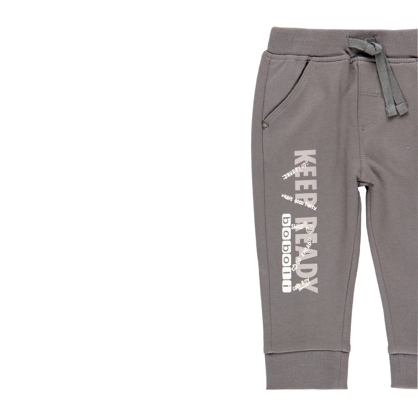 Pants felpa gris mini niño