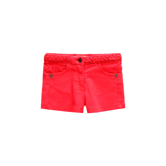 Short rojo sarga stretch niña jr