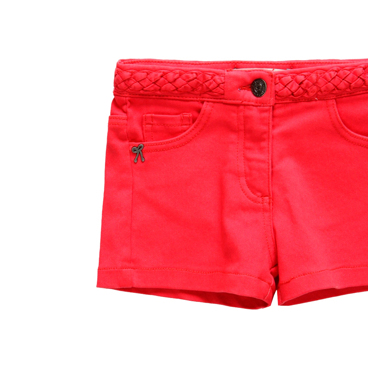 Short rojo sarga stretch niña jr