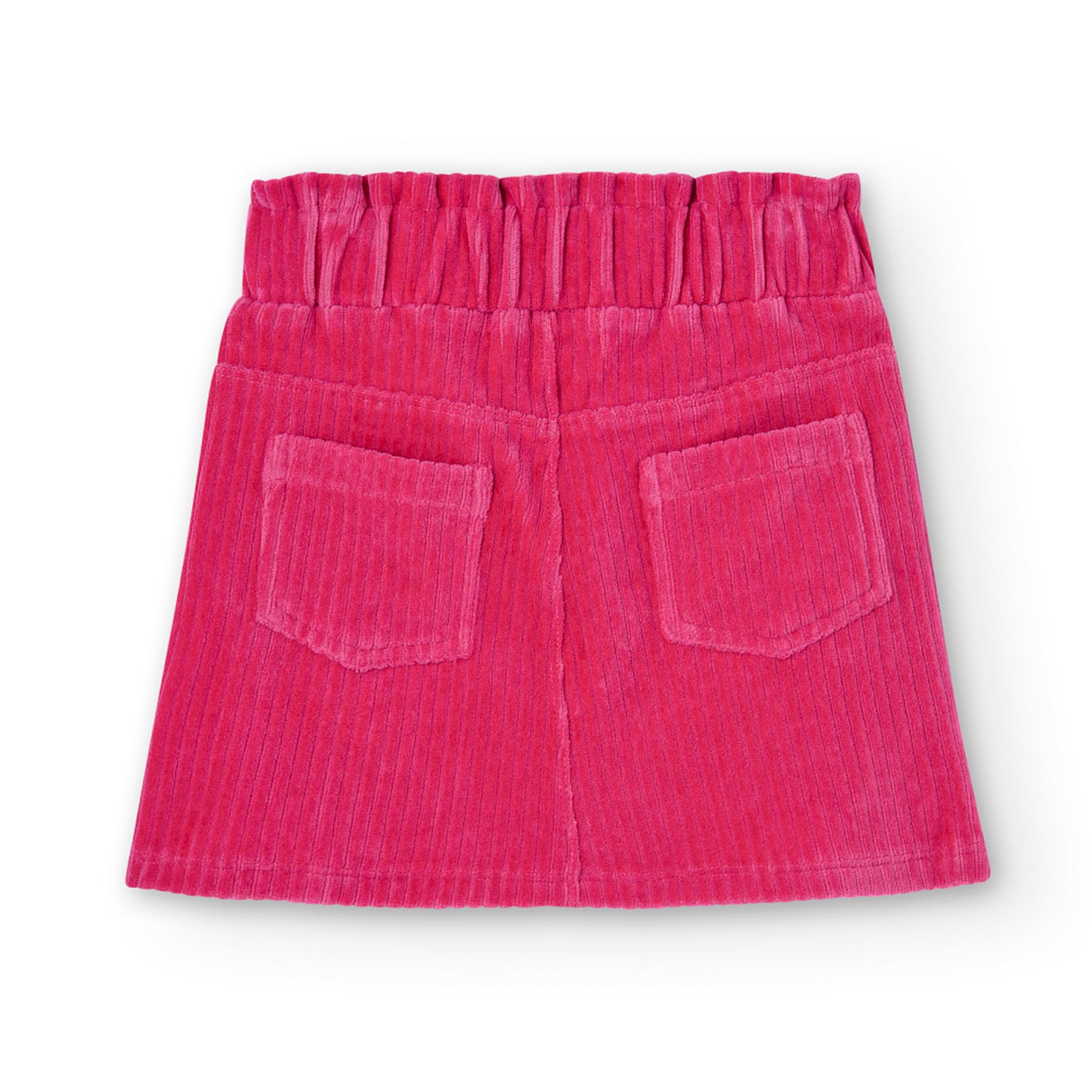 Falda rosa pana stretch niña jr