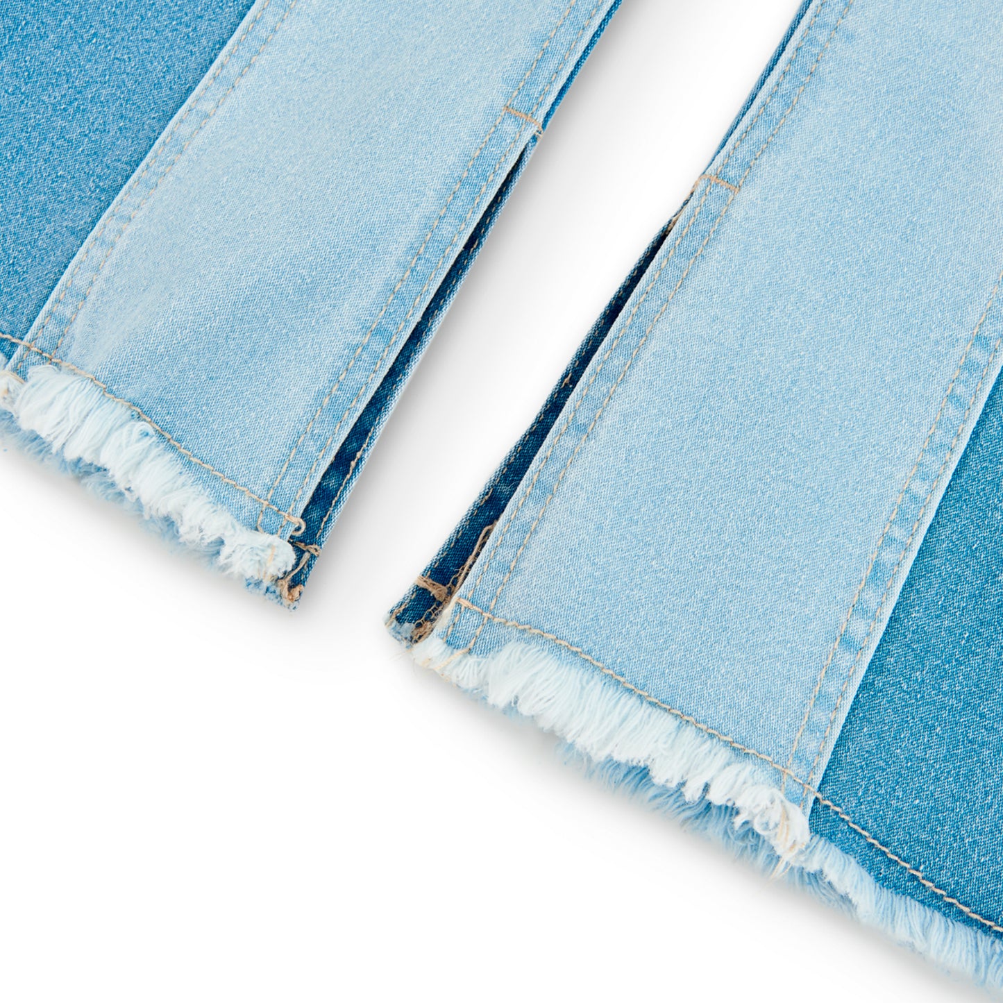 Pantalón denim blue stretch deslavado niña jr