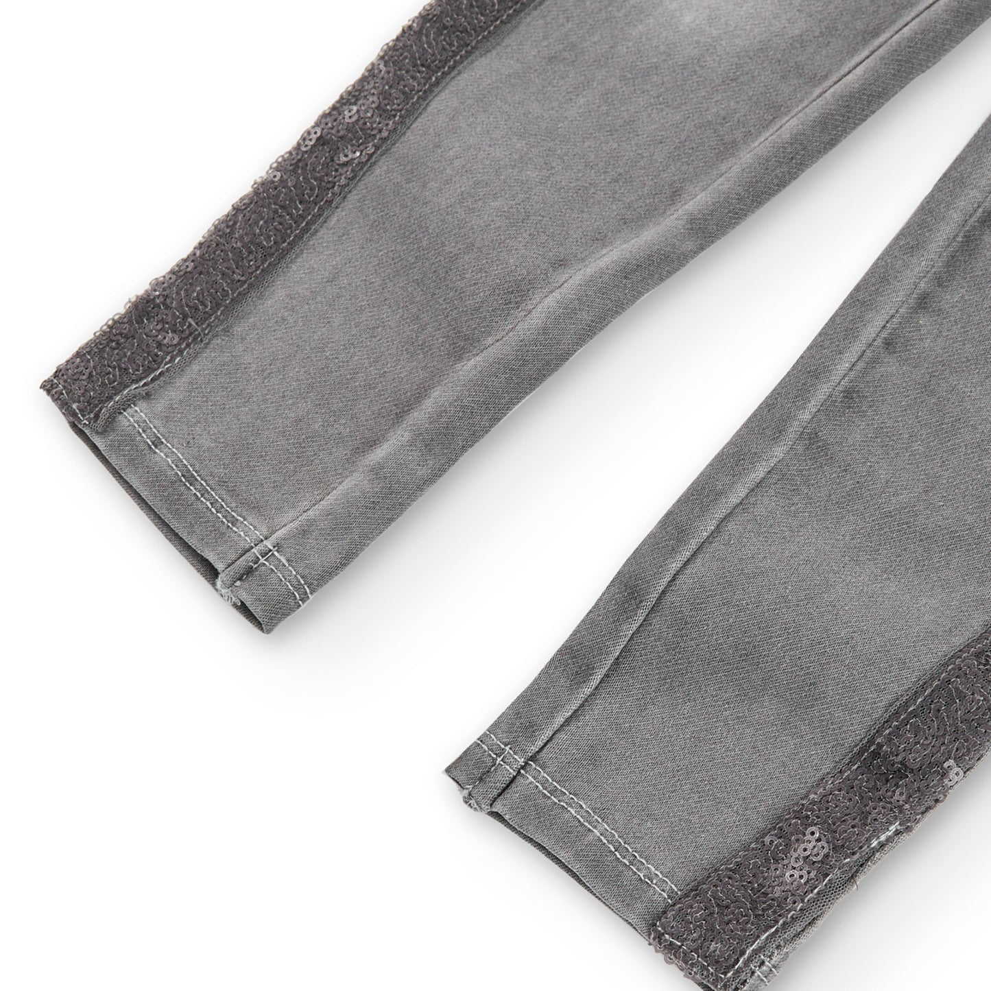 Pantalón gris denim stretch niña jr