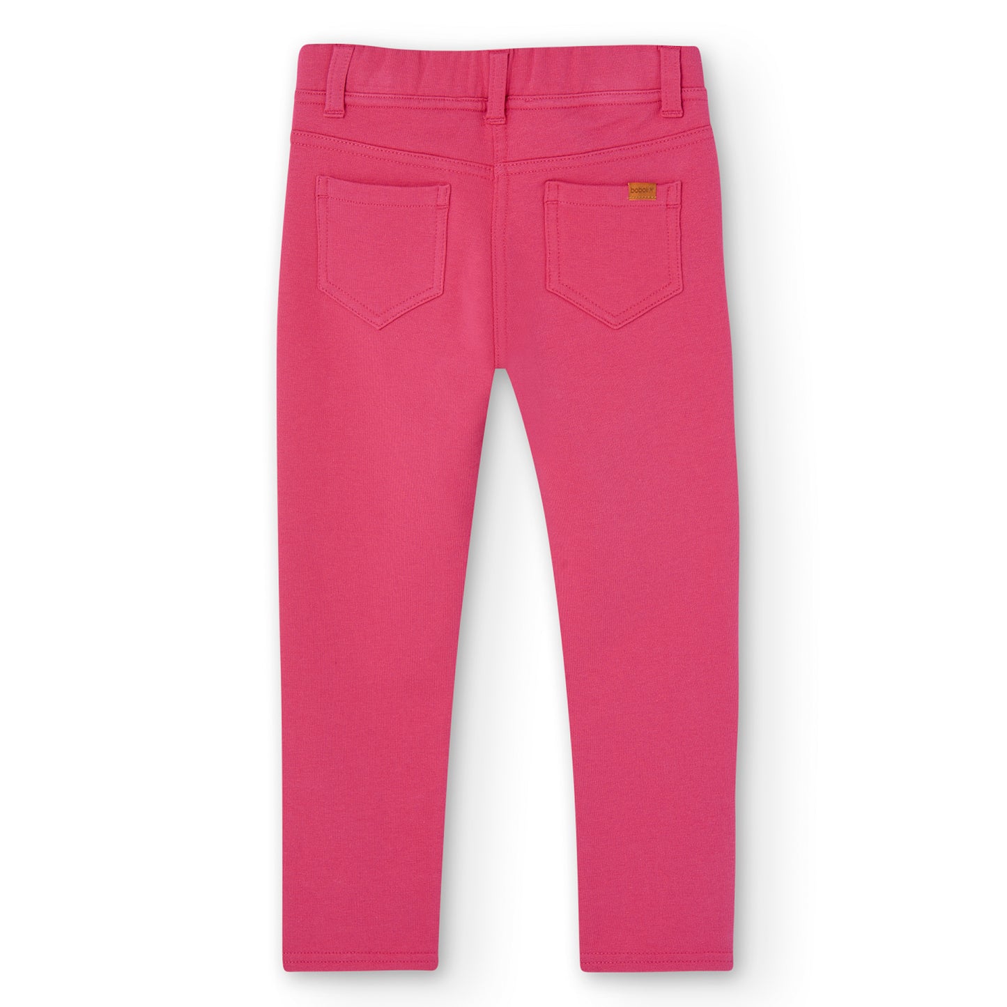 Pantalón rosa felpa stretch niña jr