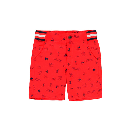 Bermudas punto estampado niño jr