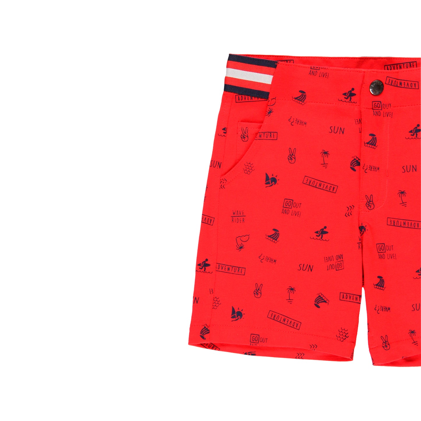 Bermudas punto estampado niño jr