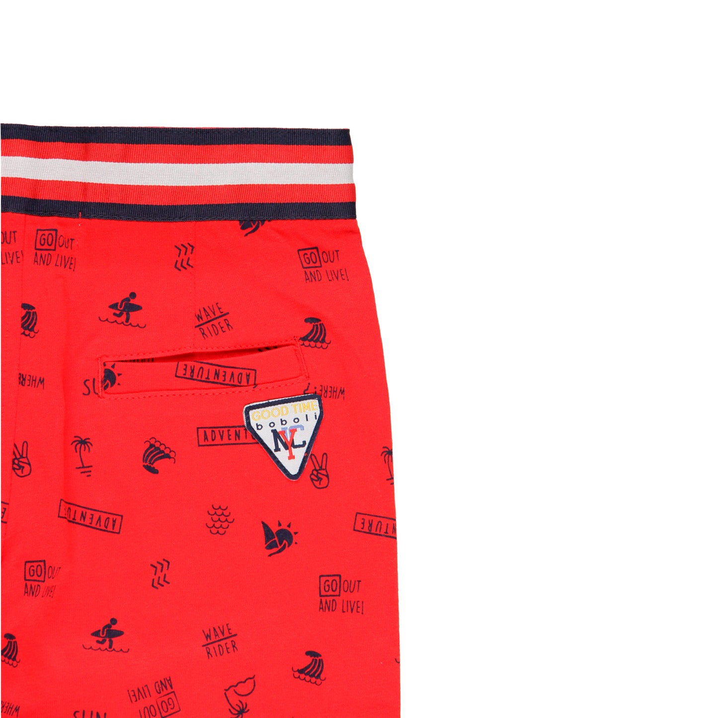 Bermudas punto estampado niño jr