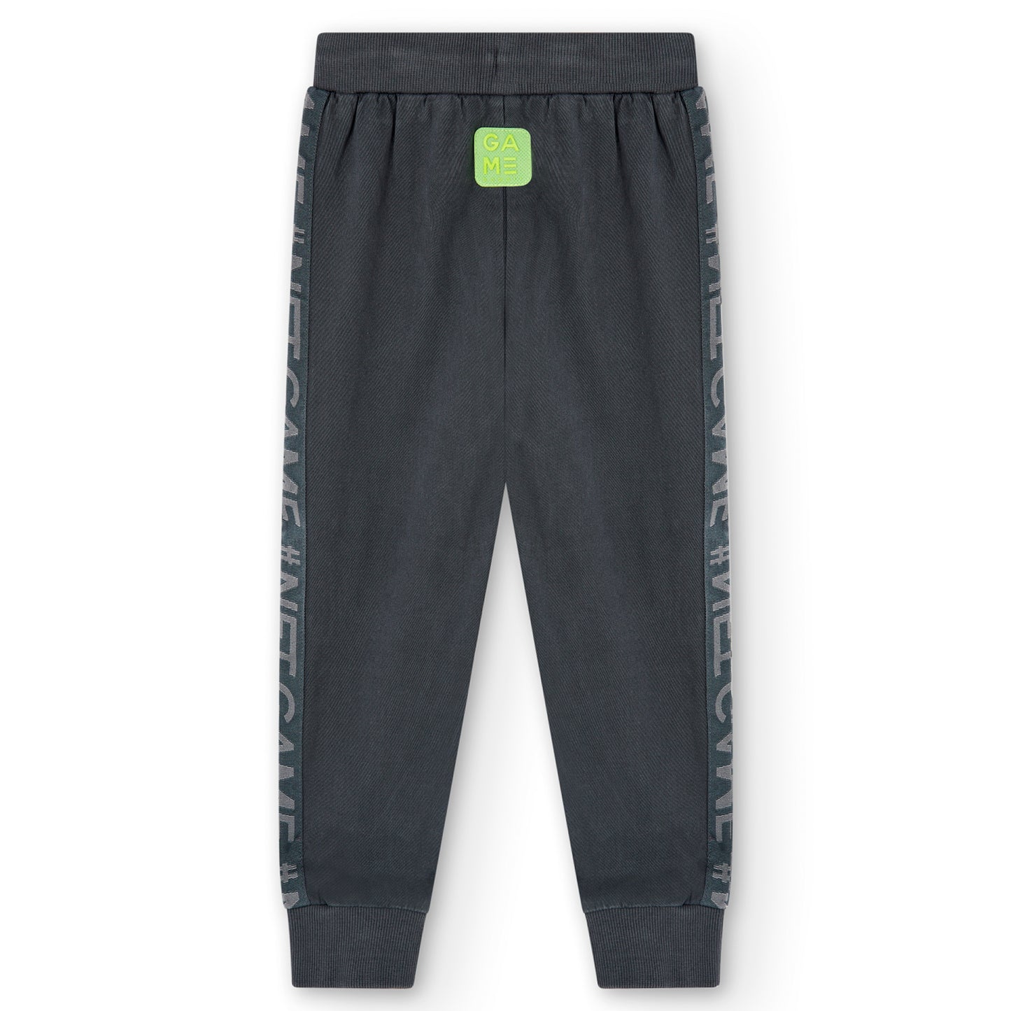 Pantalón sarga stretch gris niño jr