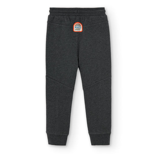 Pants felpa gris vigoré niño jr