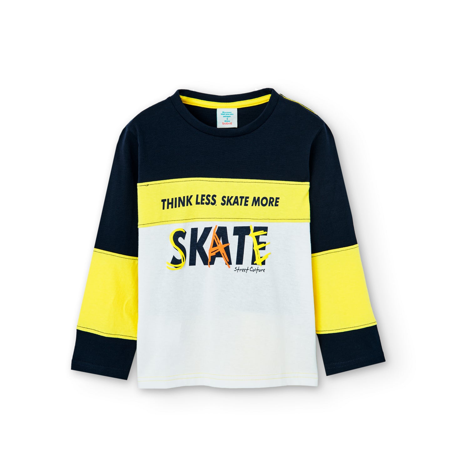 Playera Skate manga larga niño jr