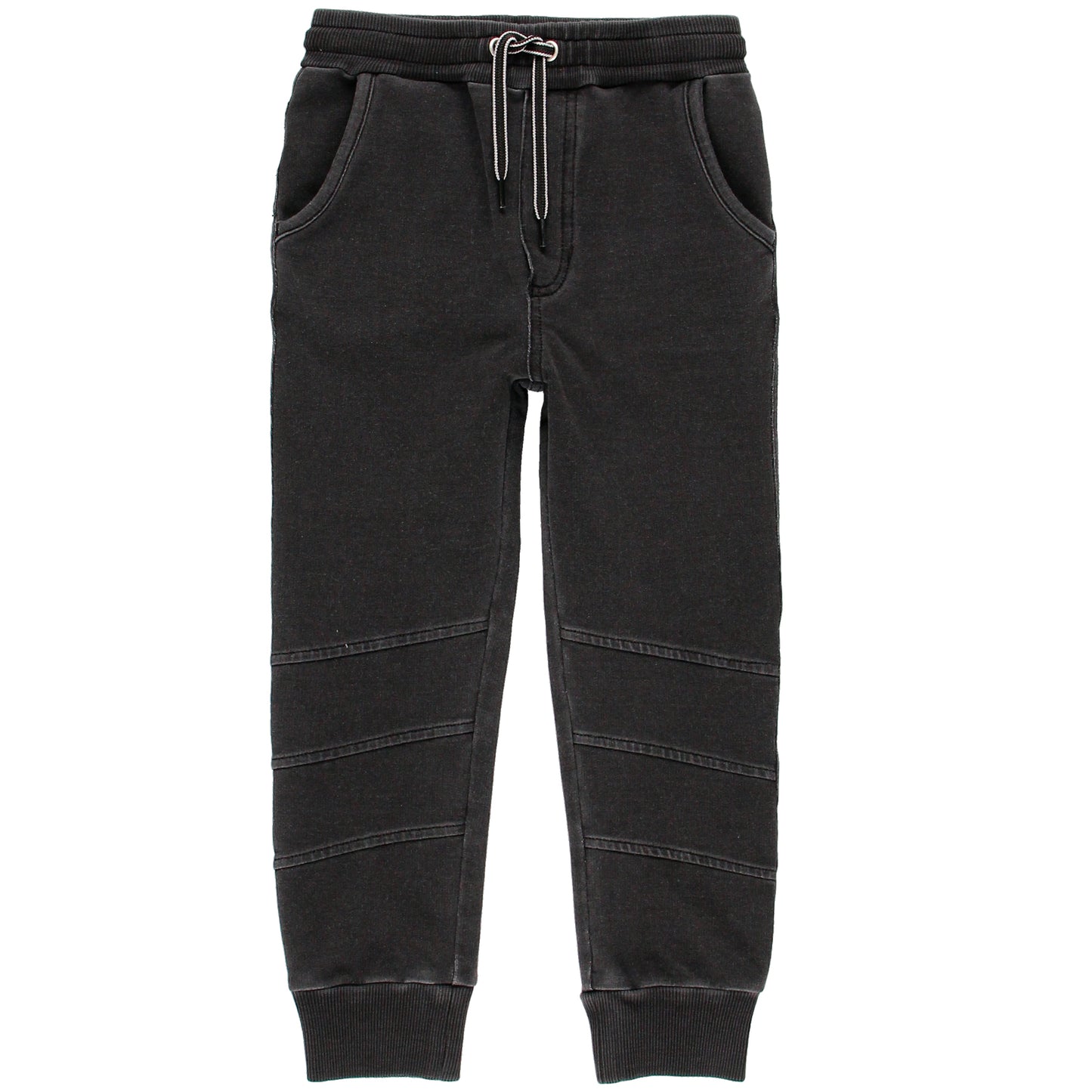 Pantalón felpa stretch negro niño jr