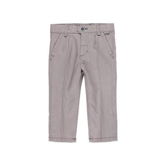 Pantalón lino gris mini niño