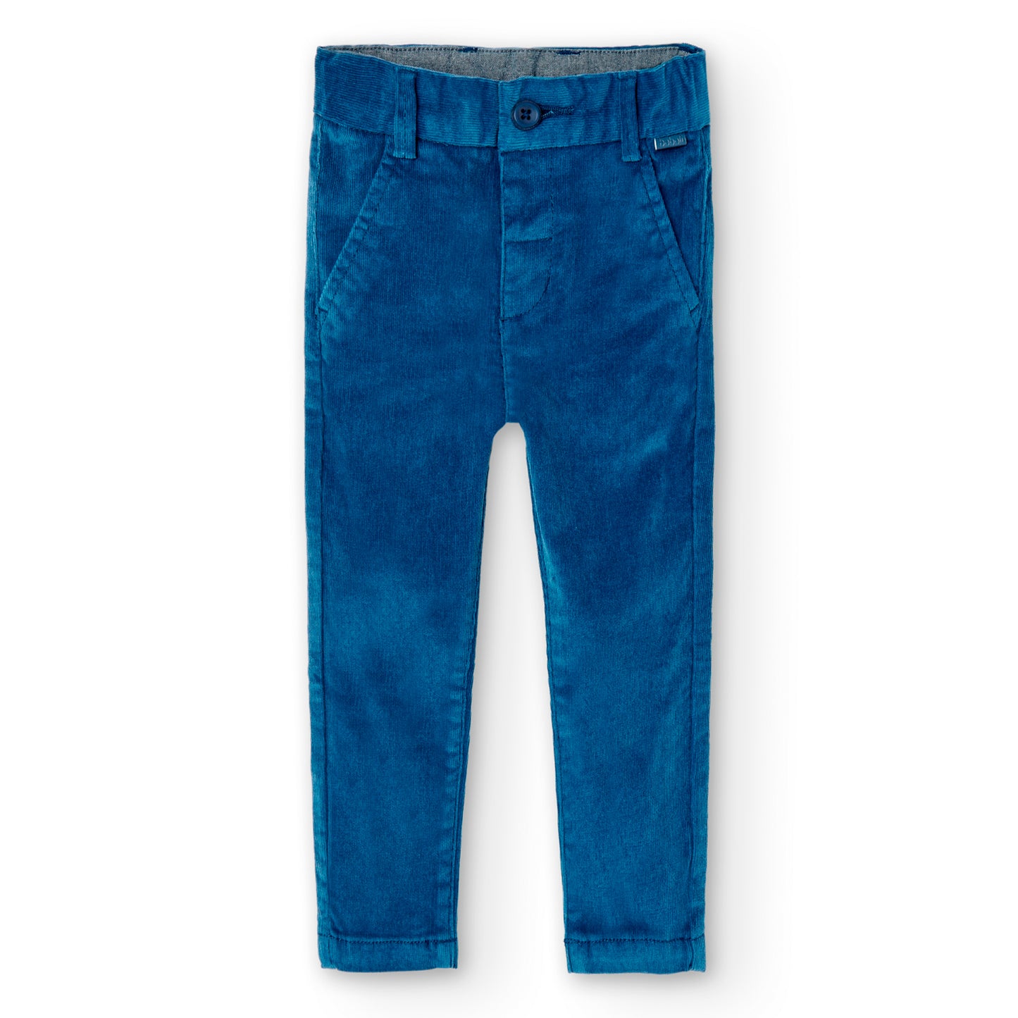 Pantalón vestir micropana azul mini niño