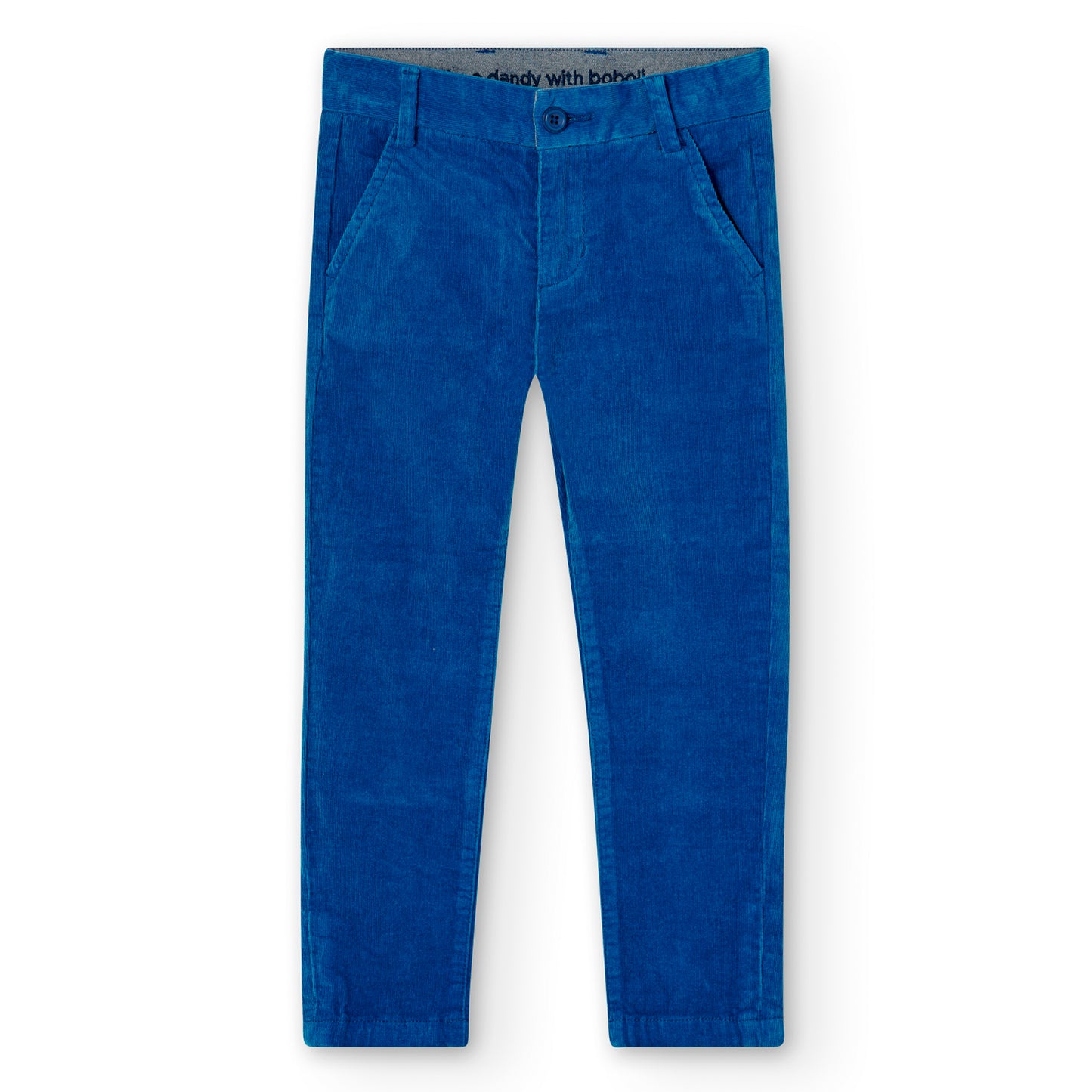 Pantalón micropana stretch azul niño jr