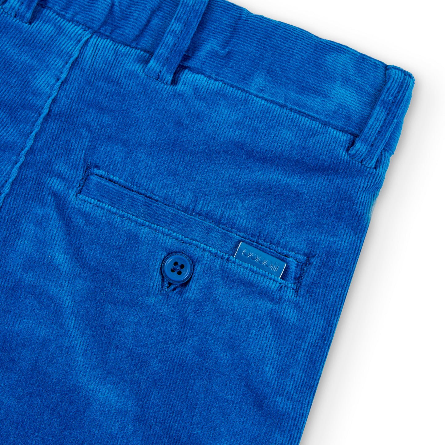 Pantalón micropana stretch azul niño jr