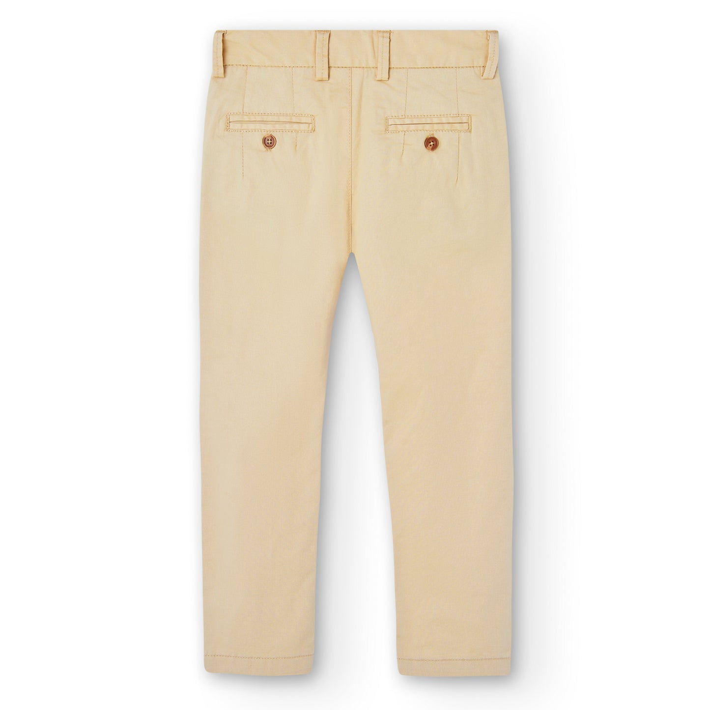 Pantalón satén stretch beige niño jr