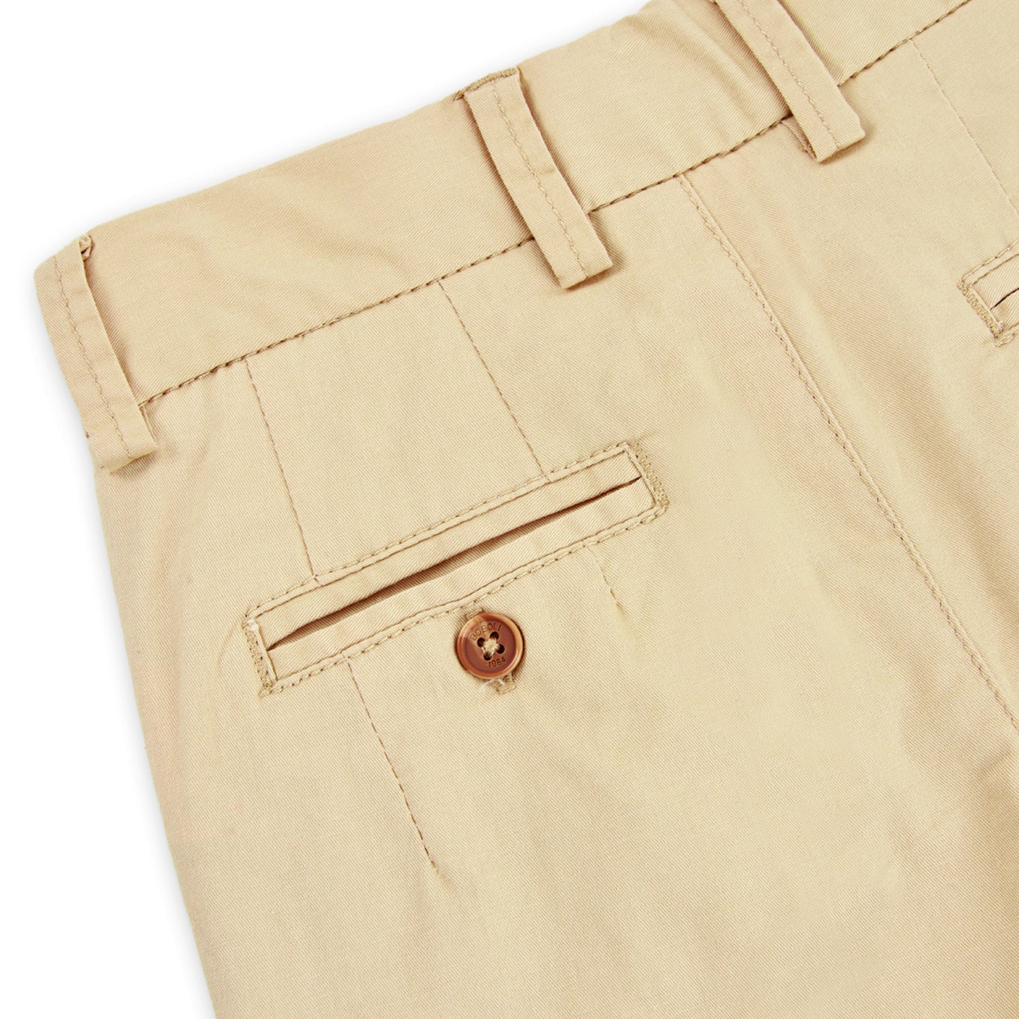 Pantalón satén stretch beige niño jr