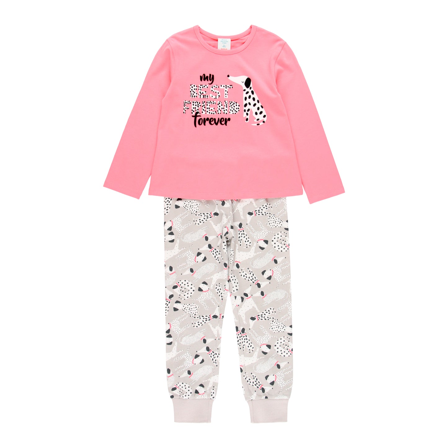 Pijama rosa dálmata stretch niña jr