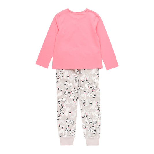 Pijama rosa dálmata stretch niña jr