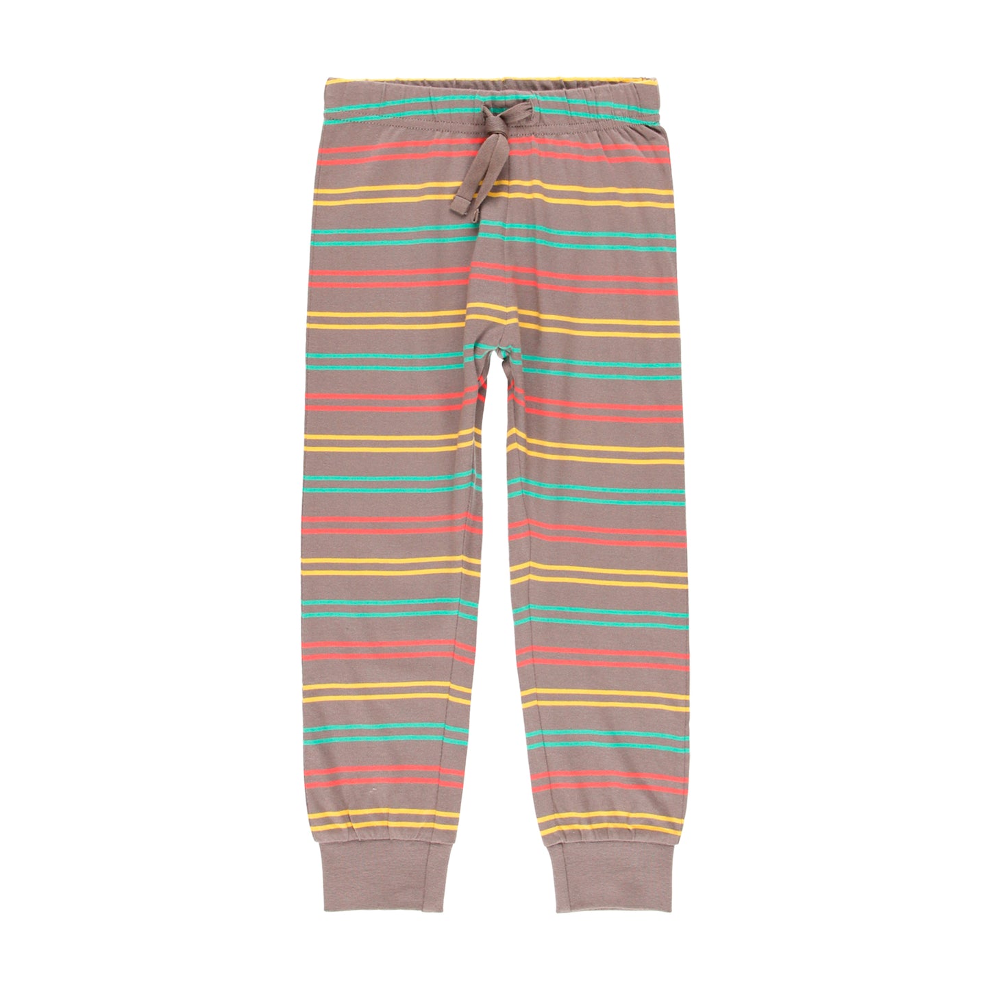 Pijama gris rayas stretch niño jr