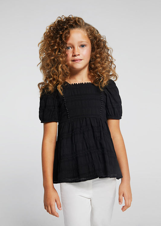 Blusa negra niña jr