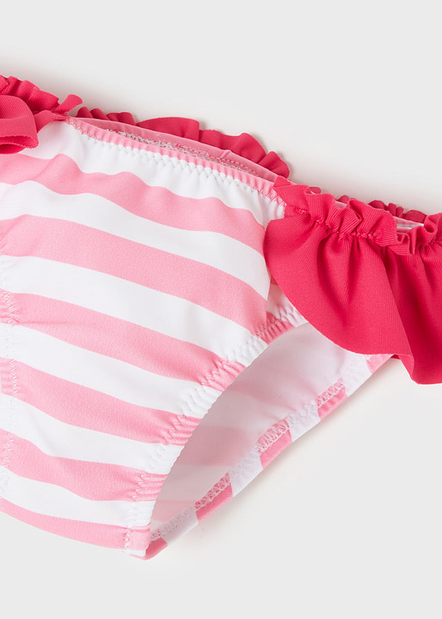 Conjunto traje de baño playera protección solar bebé niña