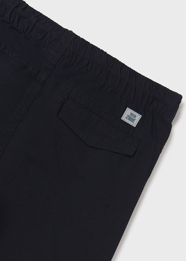 Pantalón negro largo cargo ECOFRIENDS niño JR