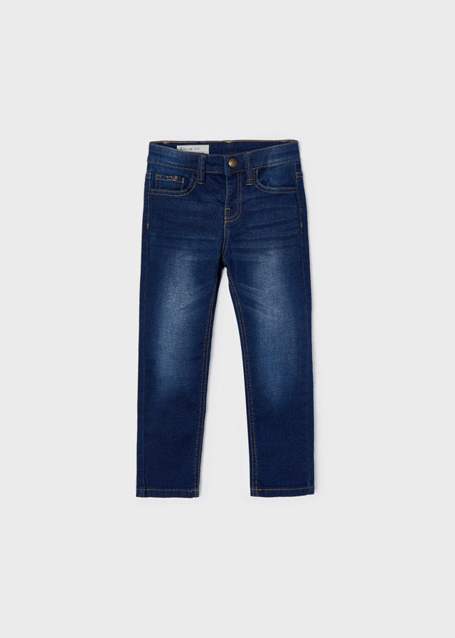 Pantalón tejano largo denim ECOFRIENDS suave mini niño