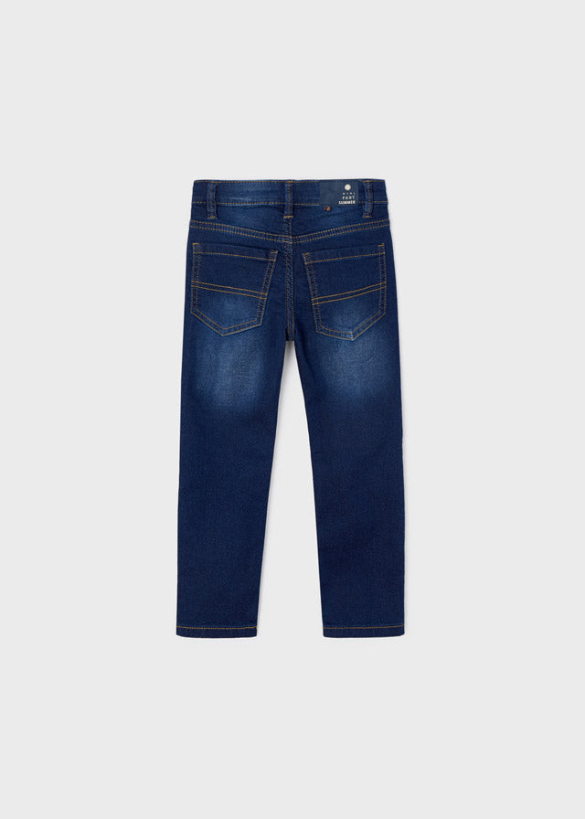 Pantalón tejano largo denim ECOFRIENDS suave mini niño