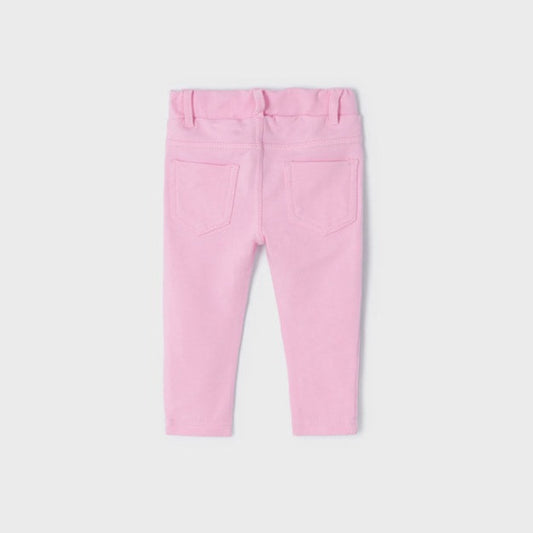 Pantalón básico rosa bebé niña